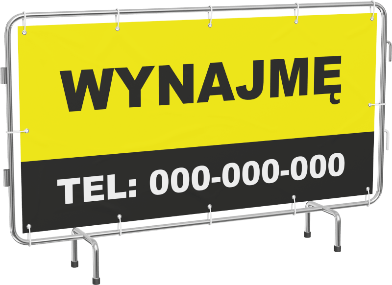 Gotowy baner - wynajmę