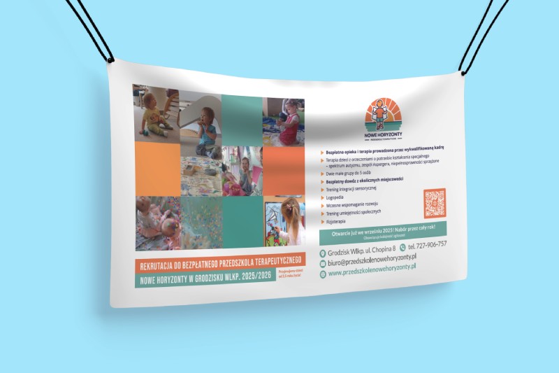 Baner reklamowy - przedszkole