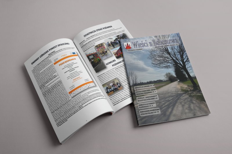 Druk gazety powiatowej - dwumiesięcznik