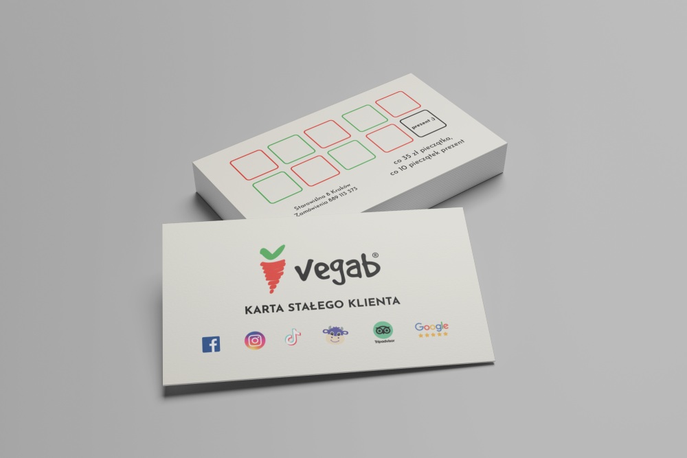 Karta stałego klienta - kebab
