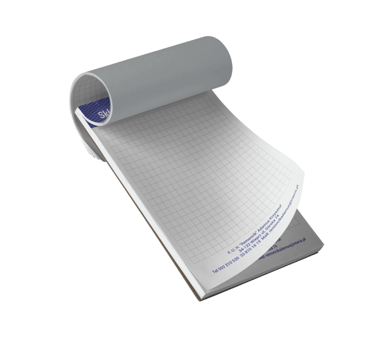 Notesy klejone bez okładki 3