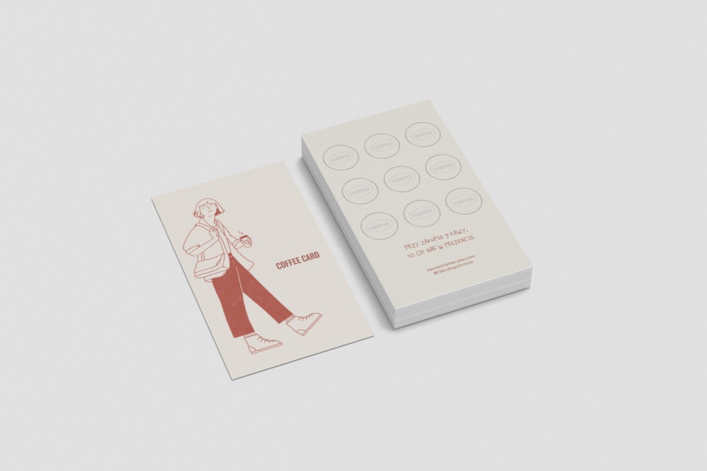 Karta stałego klienta - kawiarnia